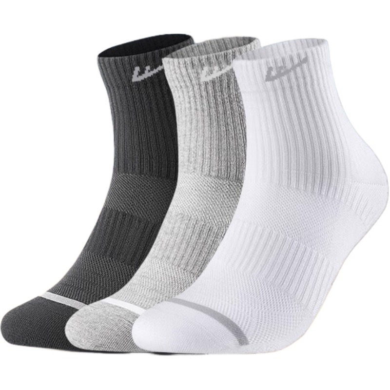

Унисекс носки Mid Calf WARRIOR, 3 pack (черный, белый, серый)