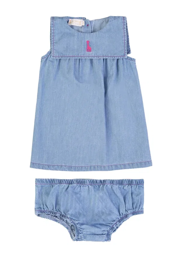 Комплект платье и трусики Sophie La Girafe denim dress Sophie La Girafe, голубой