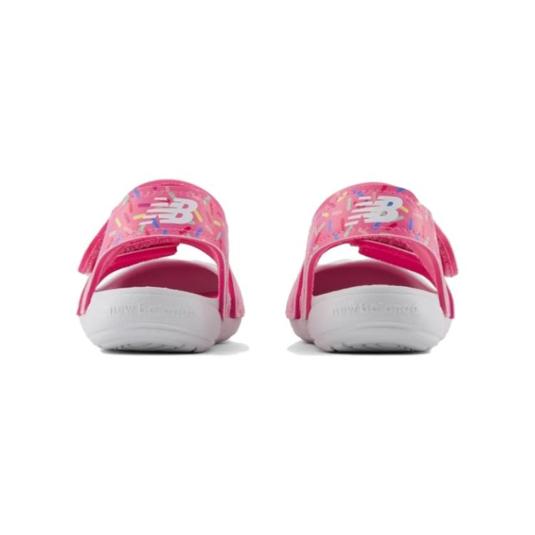 Низкие туфли для малышей (для младенцев и малышей) New Balance, розовый — фото 4