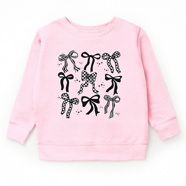 

Свитшот с клетчатыми бантами The Juniper Shop, Pink