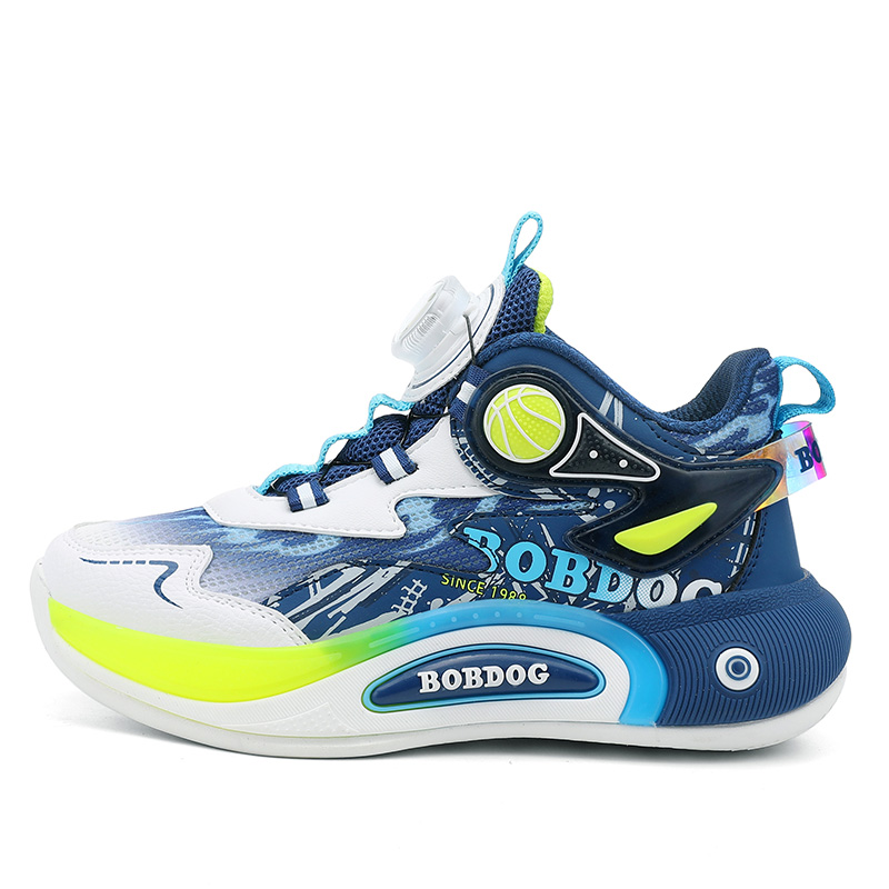 

Детские баскетбольные кроссовки для детей BOBDOG, синий