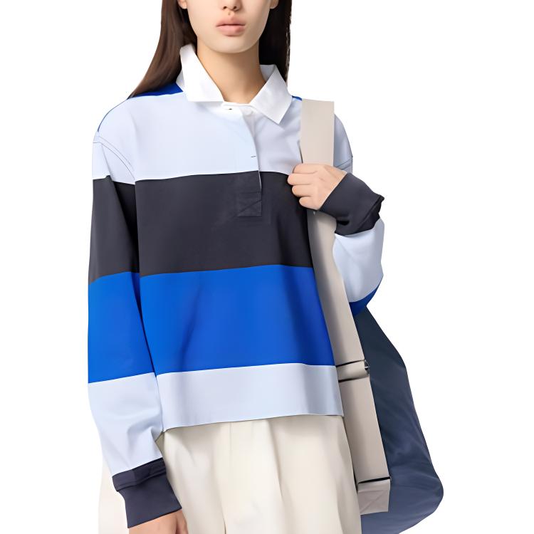 

UNIQLO Джей даблъю андерсон поло футболка женская blue black