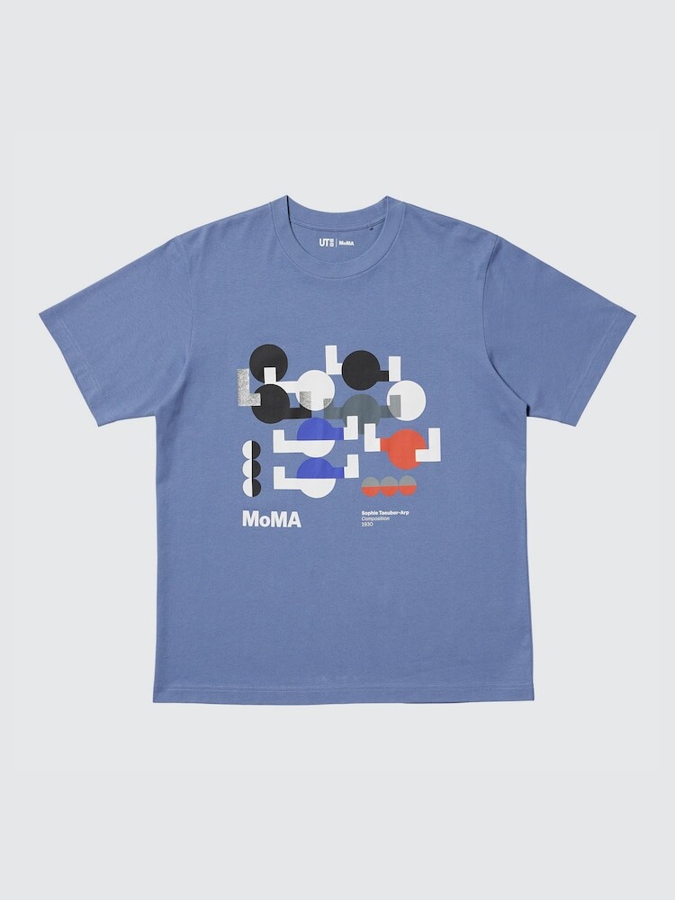 

Футболка с графическим принтом Moma art icons ut Uniqlo, цвет 63 синий