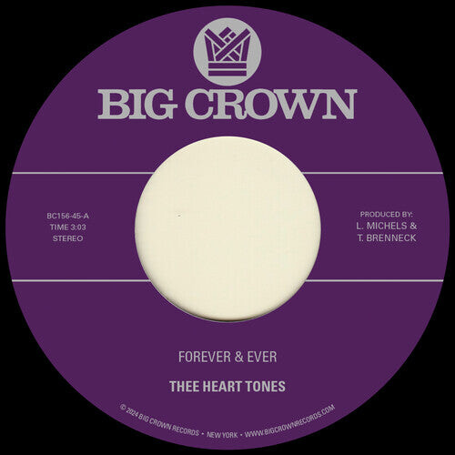 

Сингл 7" Thee Heart Tones: Forever & Ever B/w Sabor A Mi