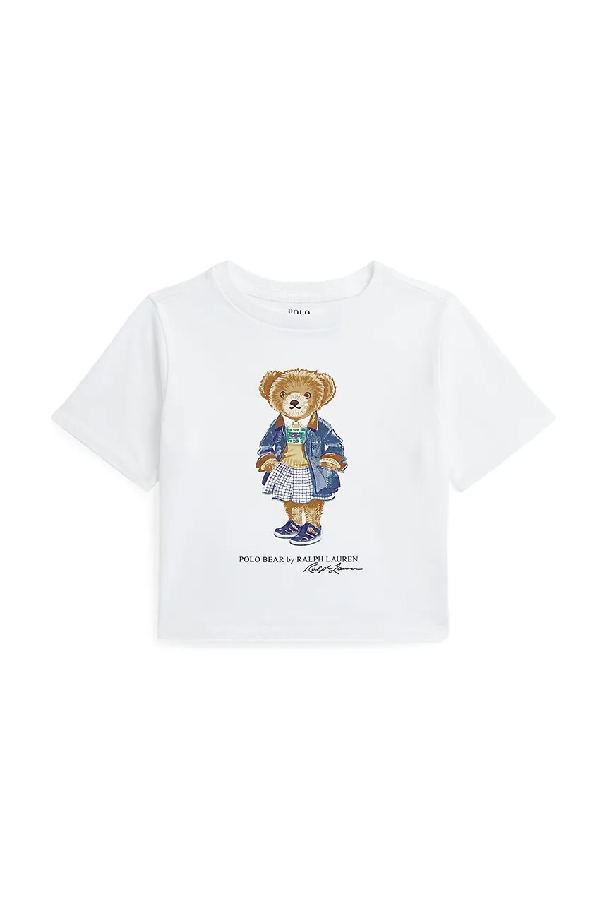 

Футболка из хлопка для детей Polo Ralph Lauren, белый