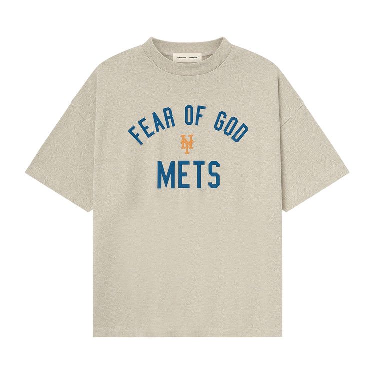 

Футболка Fear of God Essentials Mets 90s Tee, Heather Stone