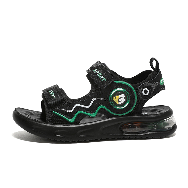 

Дышащие, износостойкие, нескользящие, низкие детские сандалии SHIBU, зеленый