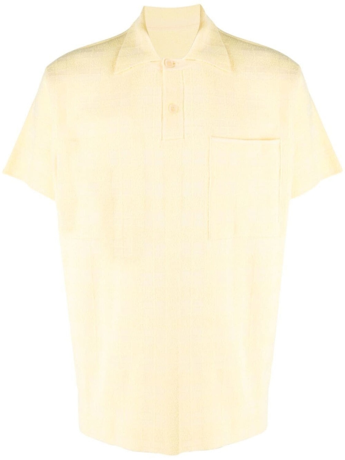 

Jacquemus жаккардовая рубашка поло, желтый
