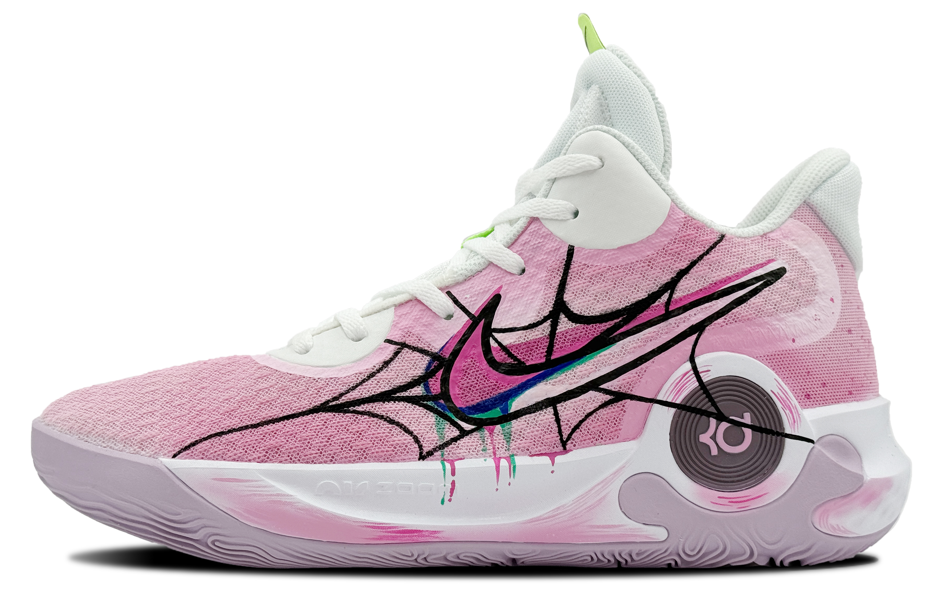 

Кроссовки Nike KD Trey 5 IX Vintage Basketball Shoes Unisex Mid-top Pink, розовый