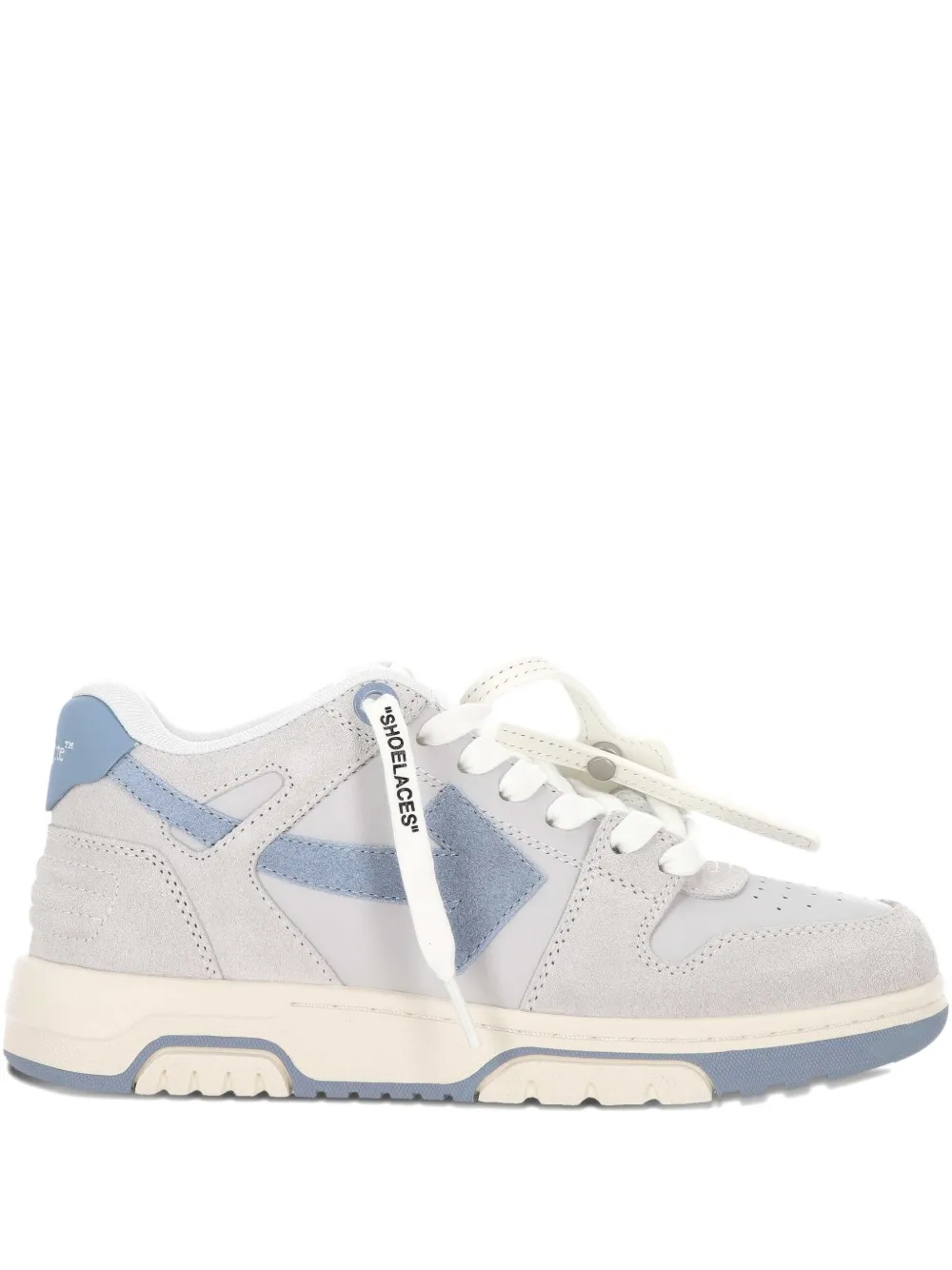 Замшевые кроссовки бренда Arrow Off-White, серый