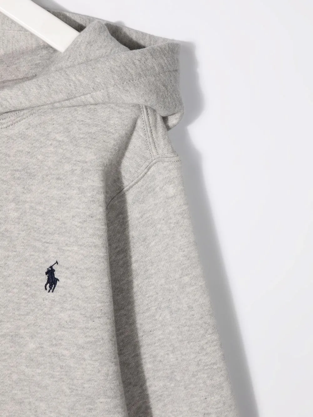 Худи с логотипом Pony POLO RALPH LAUREN KIDS, серый — фото 3