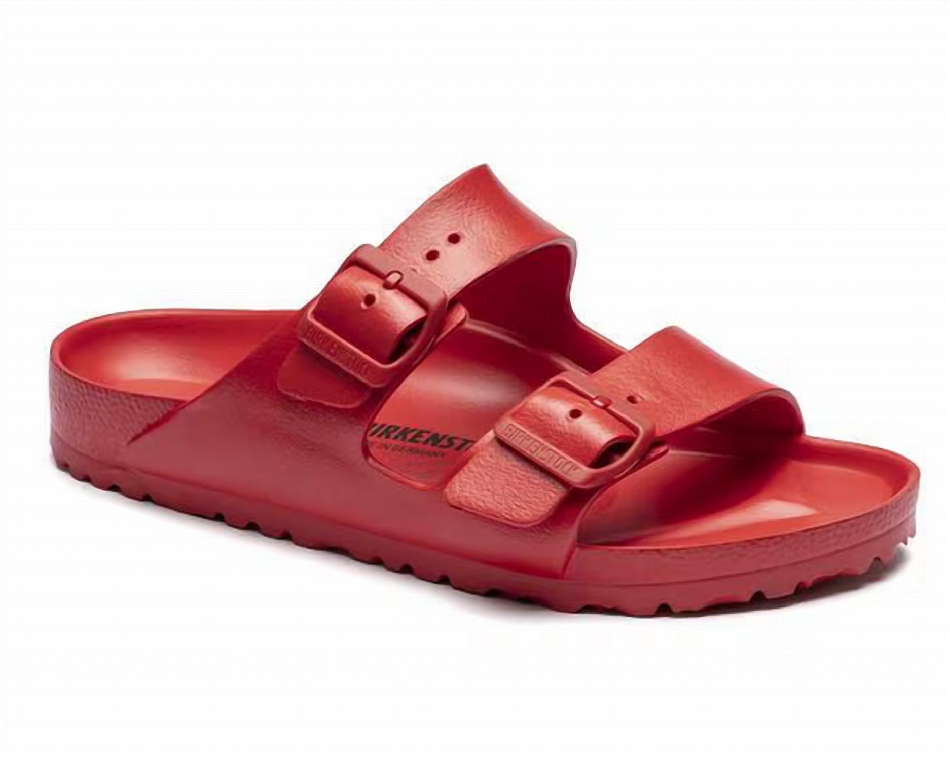 

Birkenstock Мужские сандалии Arizona в ярко-красном цвете