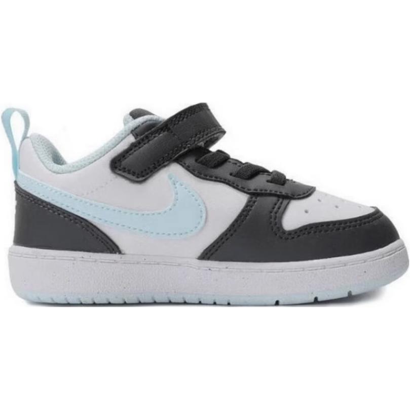 Противослиповая износостойкая низкая обувь для малышей gray Nike, серый — фото 3