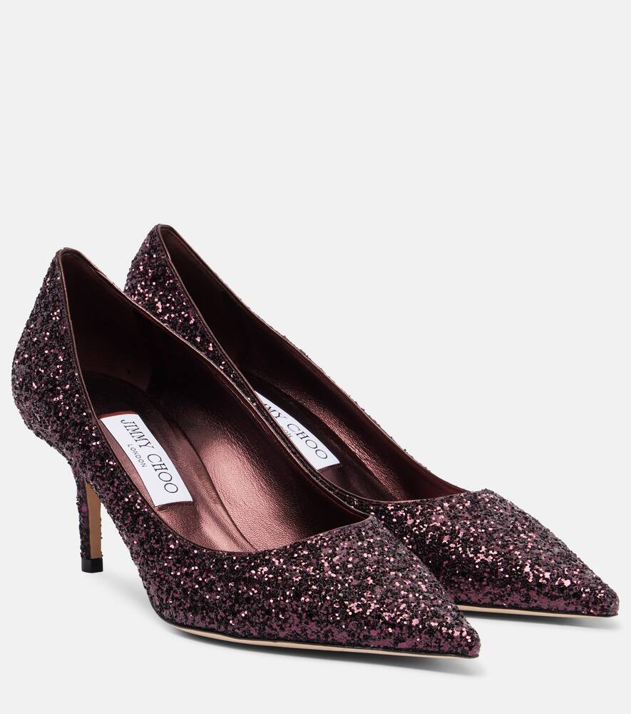 Блестящие туфли-лодочки Love 65 Jimmy Choo, Deep Merlot