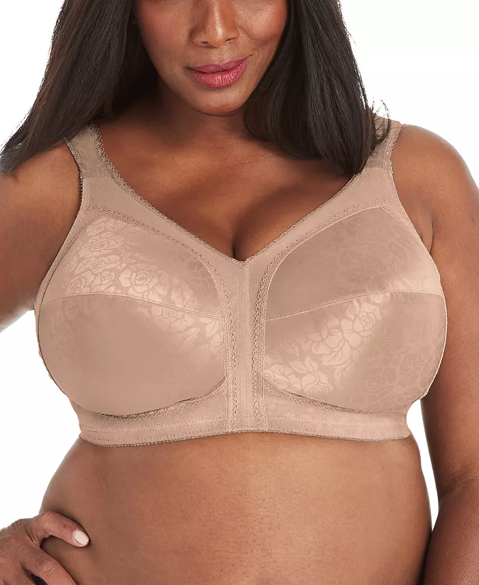 

18 Hour Ultimate Shoulder Comfort Wireless Бюстгальтер 4693 Playtex, коричневый/бежевый
