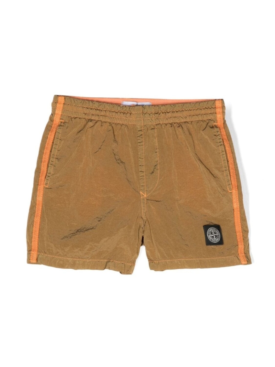 

Stone Island Junior плавки-шорты с логотипом Compass, коричневый