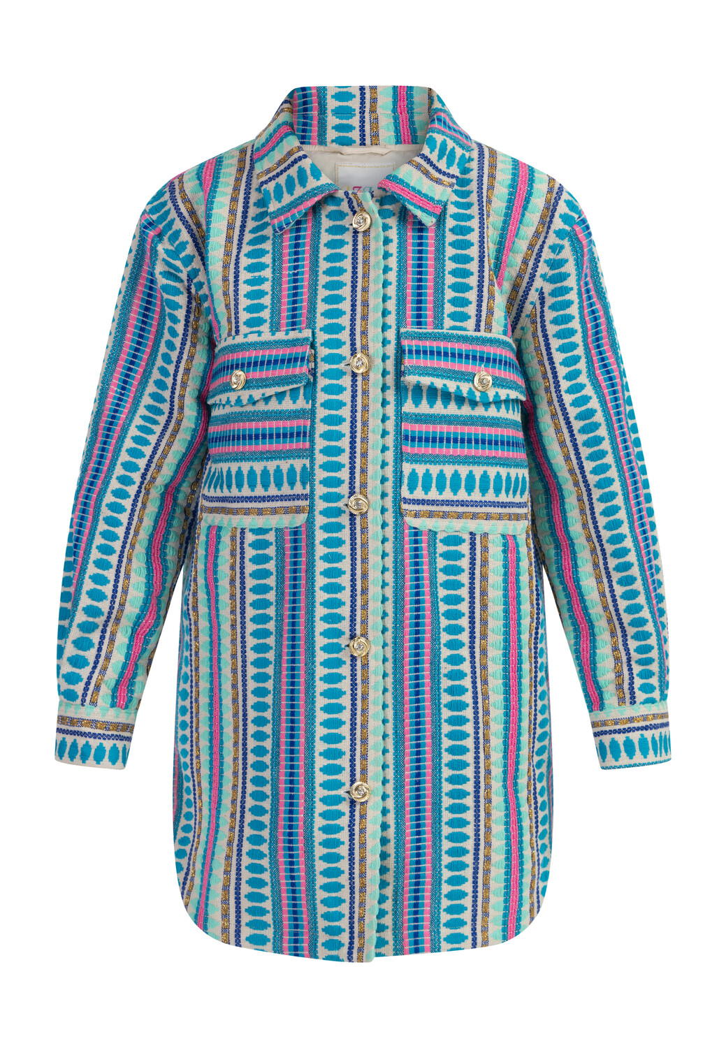 

Куртка IZIA Hemdjacke, цвет Mehrfarbig Blau