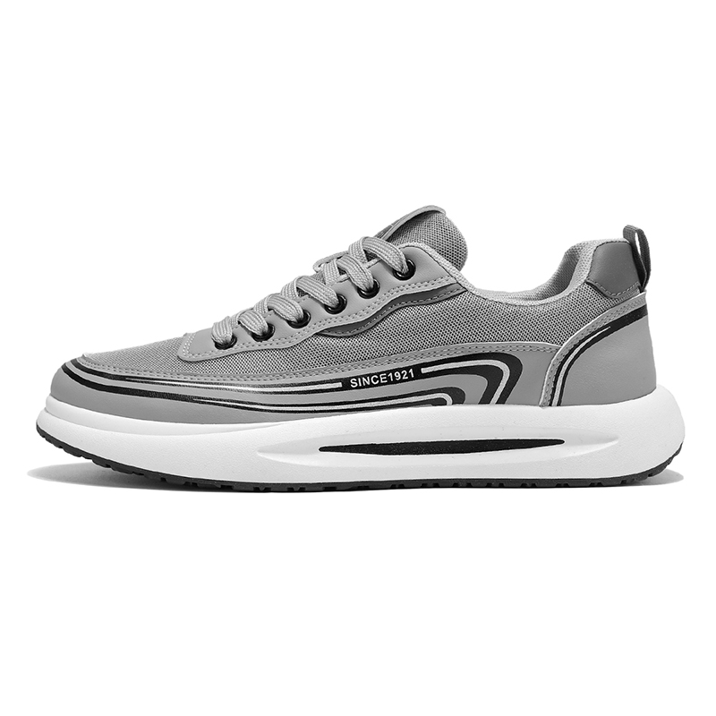 

Непромокаемые, дышащие, легкие мужские повседневные ботинки Low Top DOUBLE STAR 88, серый