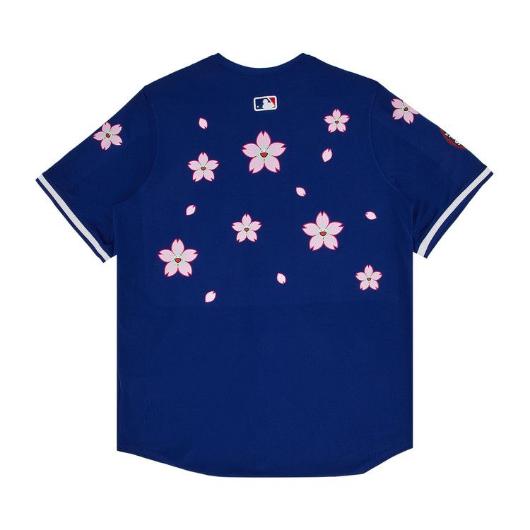 Джерси Nike x Takashi Murakami x MLB World Tour Tokyo Series 2025 Dodgers Tokyo Away Jersey, Blue — фото 2