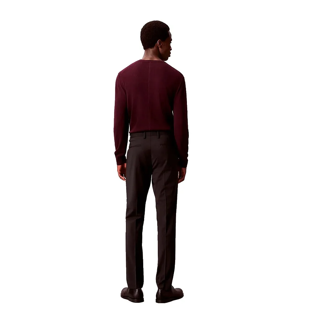 Классические брюки Calvin Klein Tropical Slim Fit, коричневый — фото 2