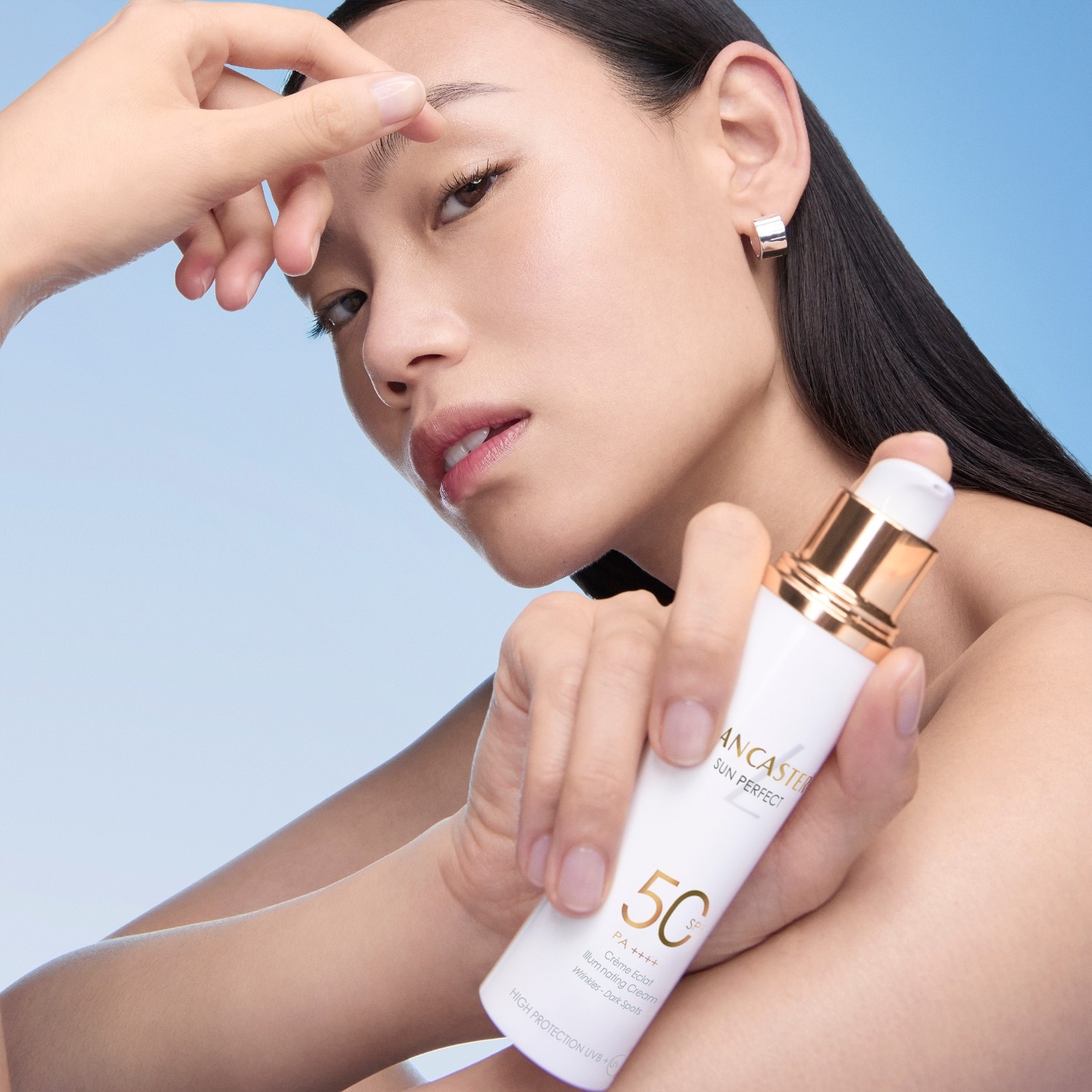 Солнцезащитный крем sun perfect infinite glow illuminating cream spf 50 Lancaster, объем 50 мл — фото 4