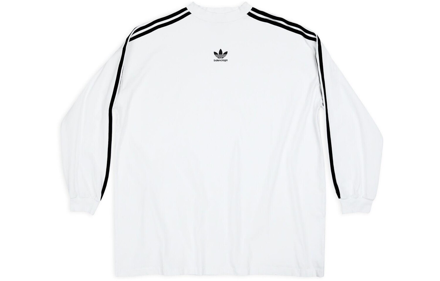 

Футболка с длинным рукавом X Adidas, большого размера Balenciaga, белый