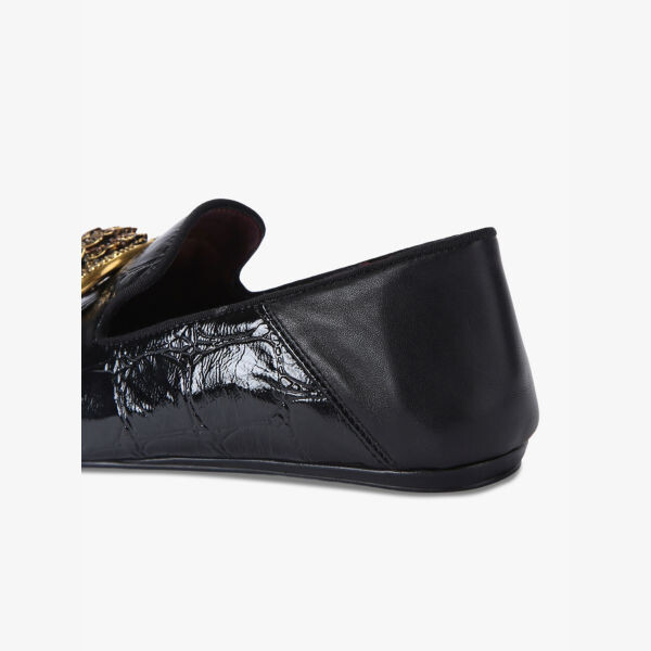 Туфли Chelsea из лакированной кожи на плоской подошве с декором в виде орла Kurt Geiger London, черный — фото 3
