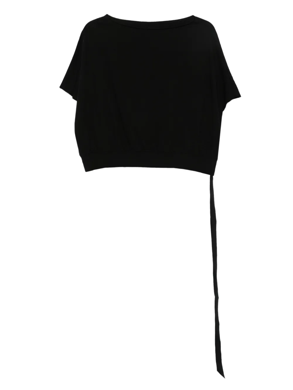 

Топ с вырезом-лодочкой Rick Owens DRKSHDW, черный
