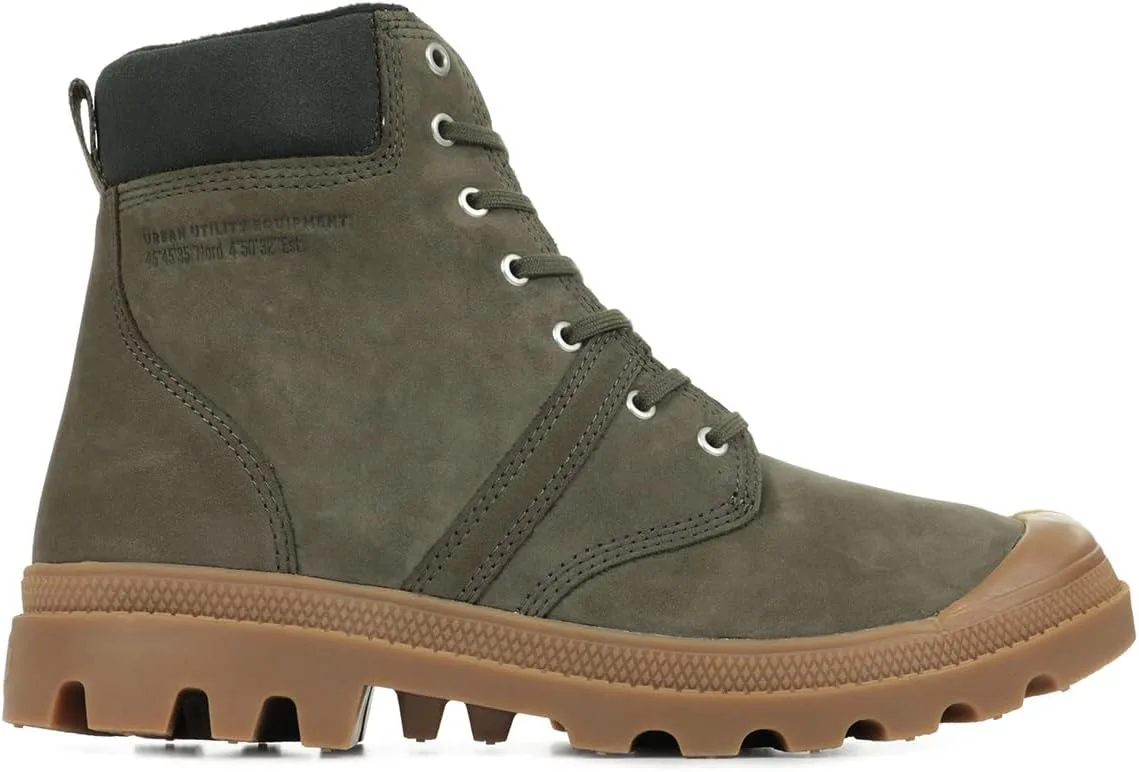Ботинки Palladium Unisex Pallabrousse Cuff Wp+ для активного отдыха, серый