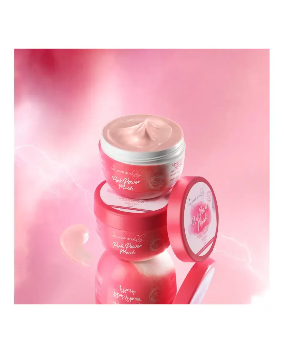 Реконструирующая маска с высоким содержанием белка Pink Power Mask 300 мл Les Secrets De Loly — фото 3