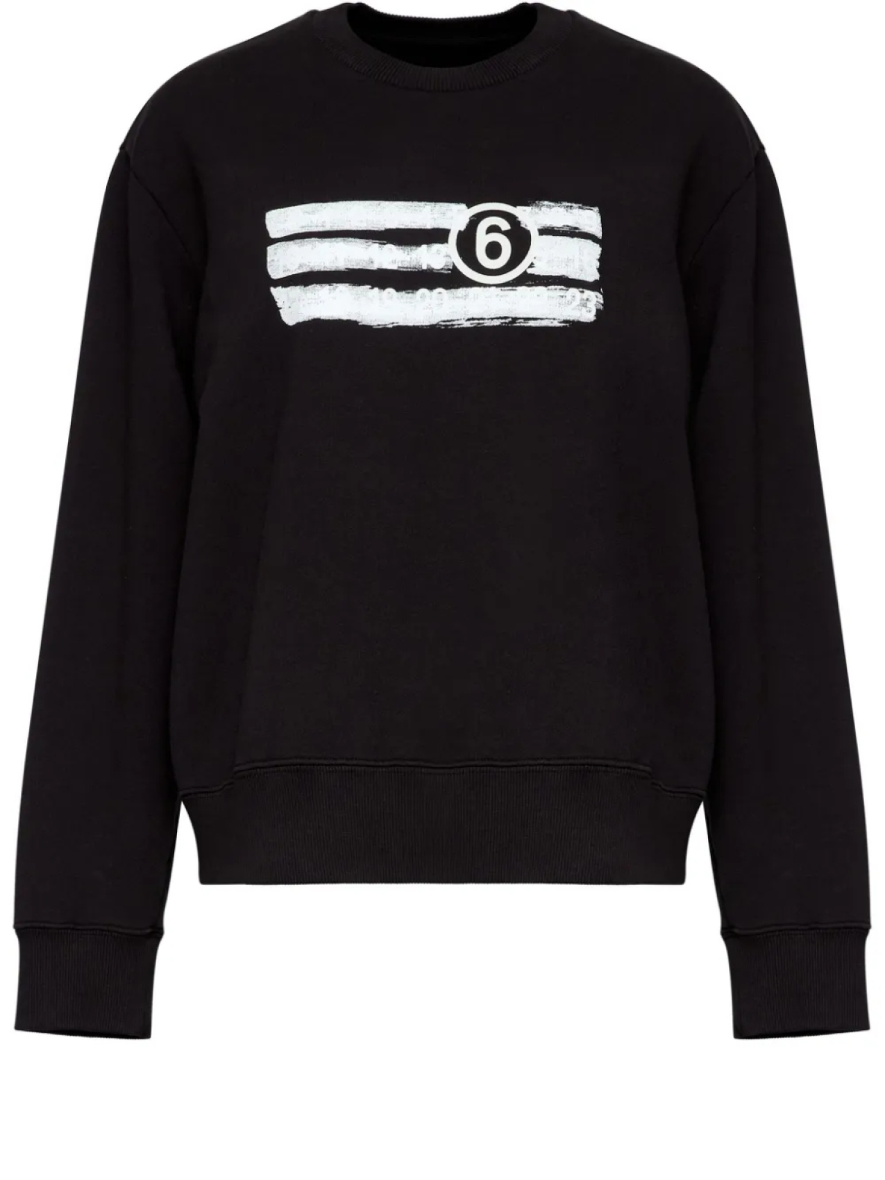 

MM6 Maison Margiela толстовка из джерси, черный