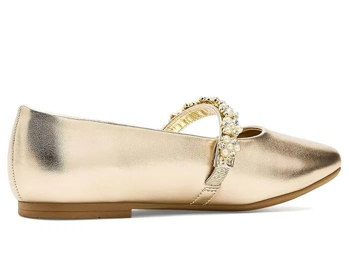 Туфли с декором Joansie Nina Kids, Light Gold — фото 4