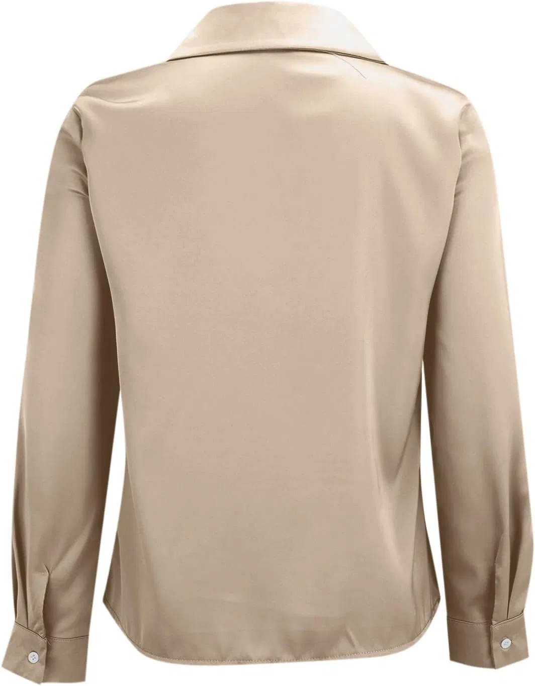 Блуза, женская, Button-down, хаки — фото 3