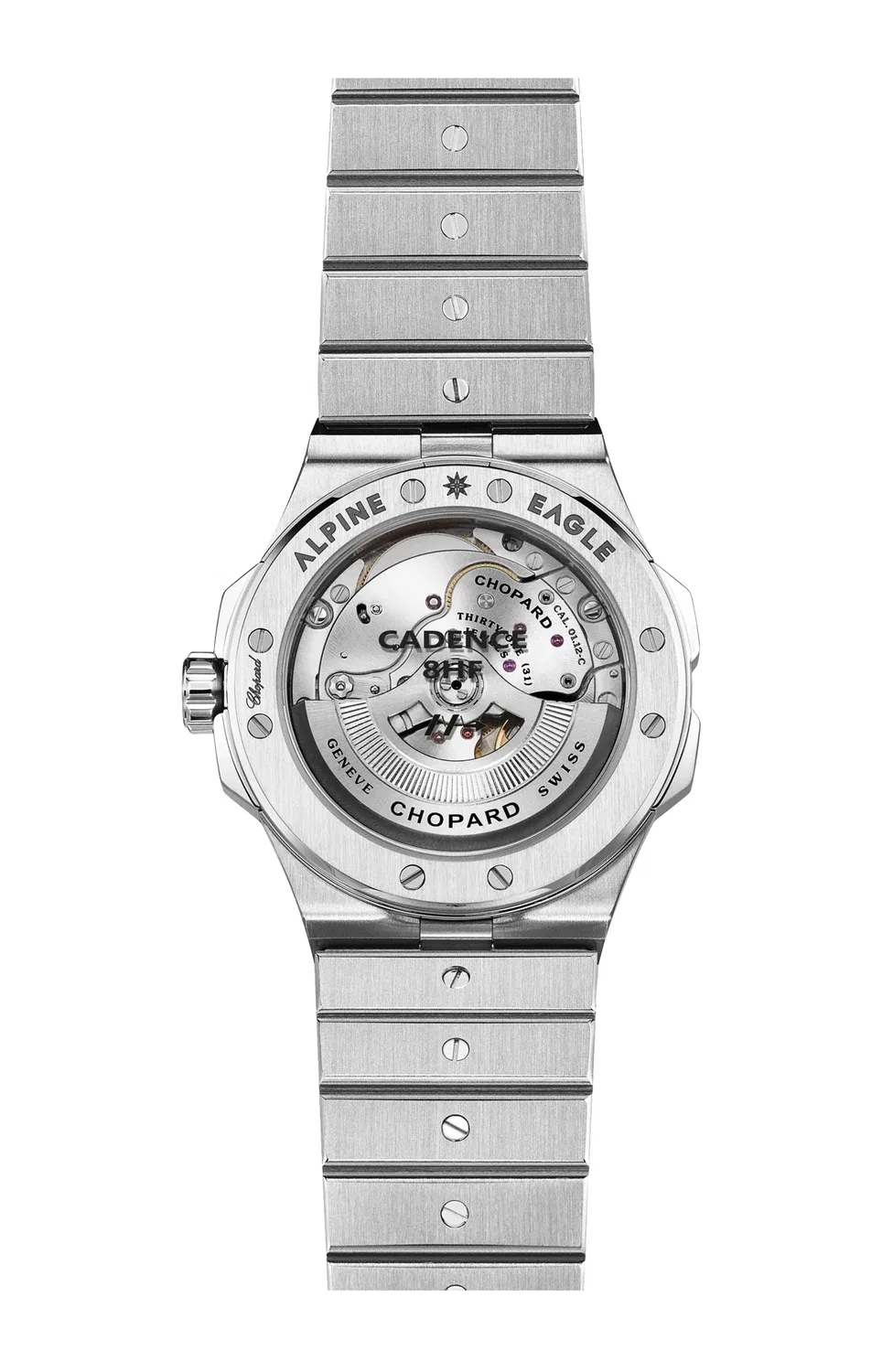 ALPINE EAGLE CADENCE 8HF 41 мм, автоматические, титан - 298600-3020 CHOPARD, серебряный — фото 2