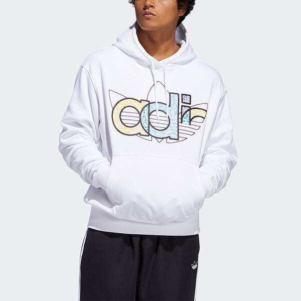 Толстовка adidas originals 2020 Valentine's Day Men White, белый — фото 3