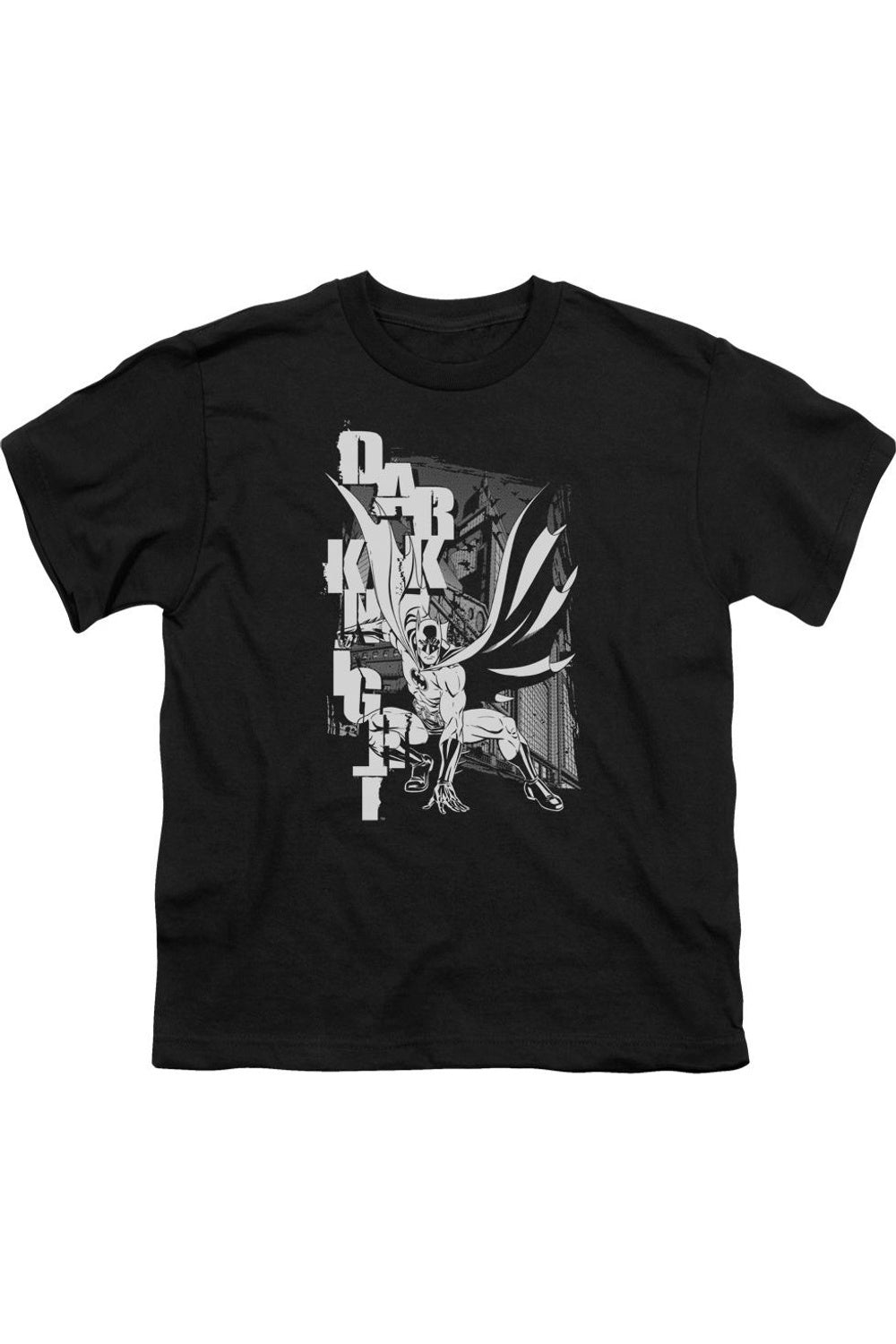 

Футболка с вертикальными буквами Batman для детей Gildan, черный