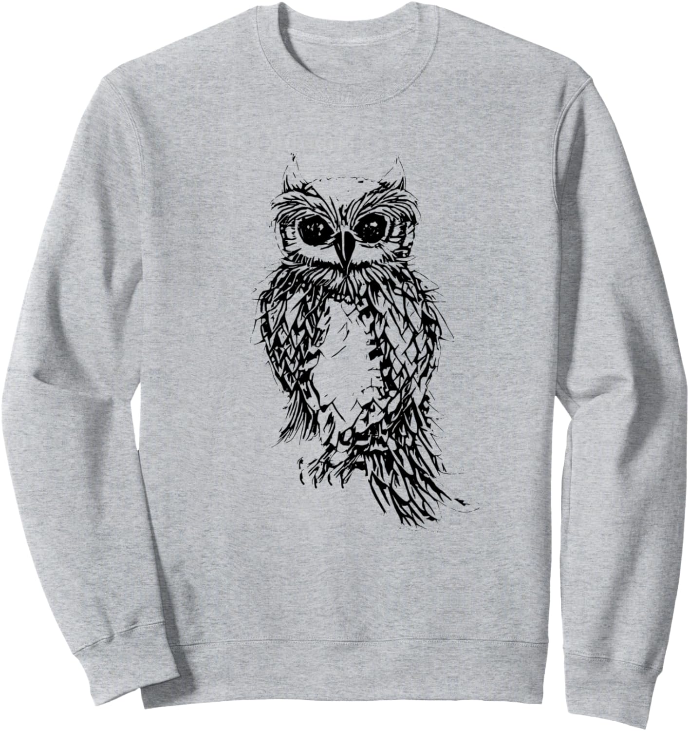 

Толстовка с изображением совы и хищной птицы Owl - Bird Of Prey Gifts For Men, Women, Kids, Boys, Girls, серый