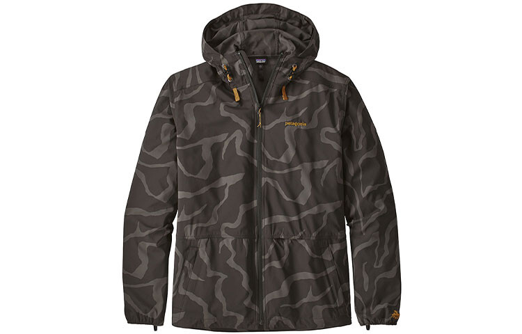 Куртка Stretch Terre Planing для мужчин Patagonia, цвет Black camouflage/AECB — фото 4