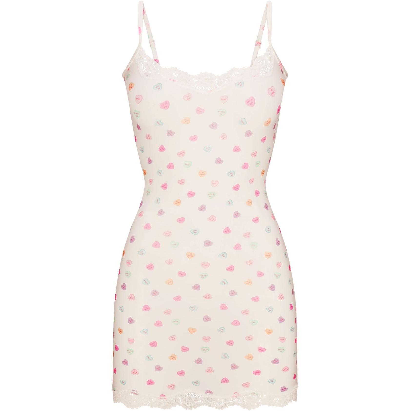 

Платье-комбинация Valentine's Day Collection для женщин MARBLE CANDY HEART PRINT/Marble Candy Heart Print Skims, Marble Candy Heart Print/Marble Candy Heart Print