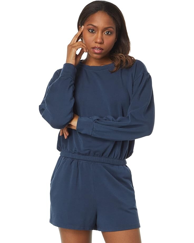 

Толстовка SUNDRY Pleat Sleeve, темно-синий