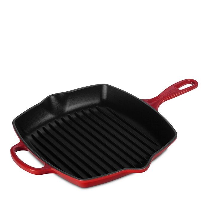 

Le Creuset 10,25-дюймовая сковорода-гриль, красный