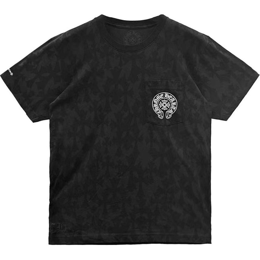 

Футболка унисекс черная Chrome Hearts, черный