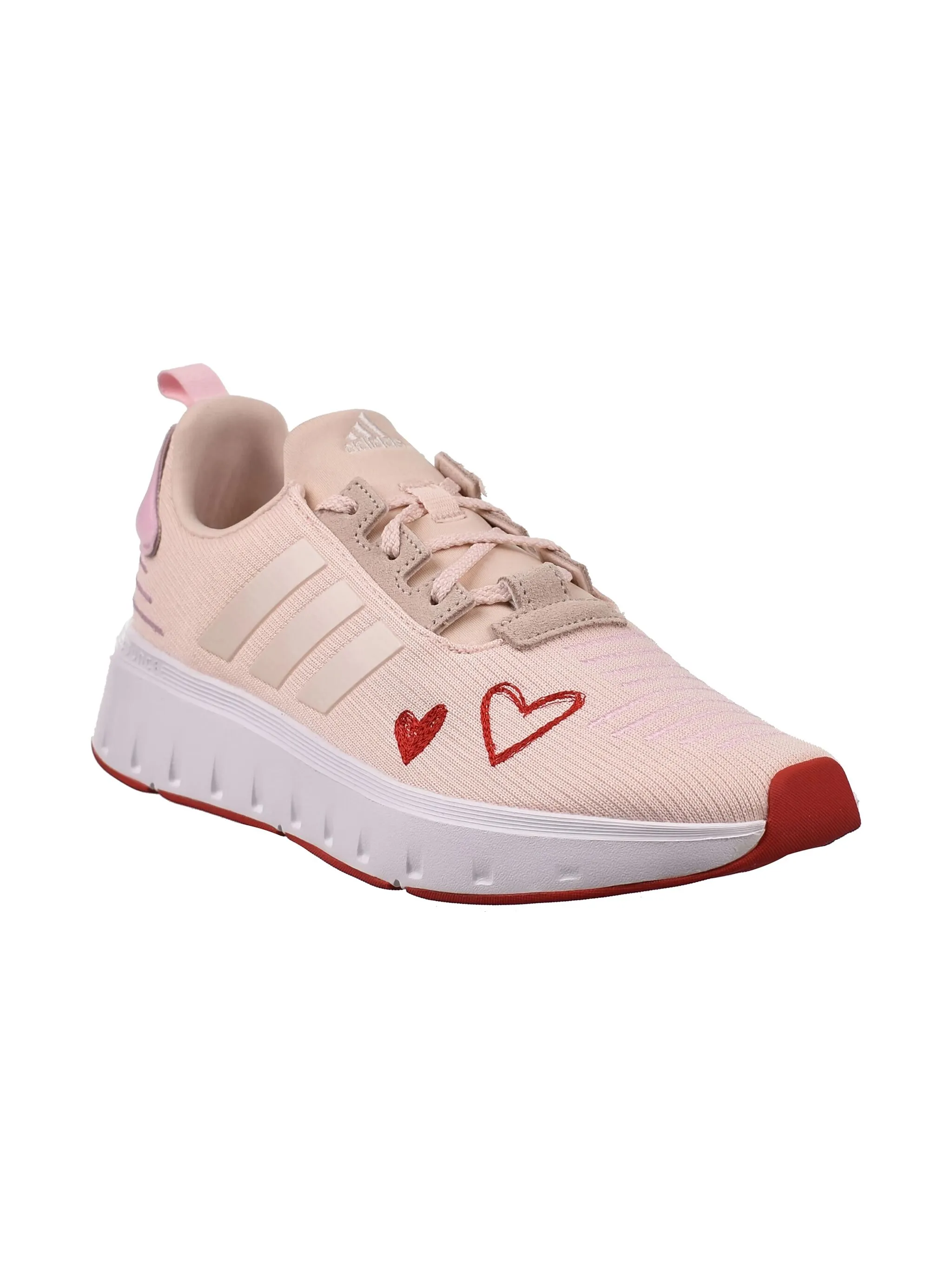 Кроссовки Swift Run 23 Hearts Pink-Red Adidas Kids, розовый — фото 2