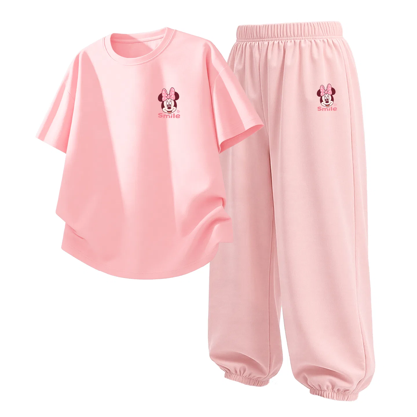 Детский спортивный костюм Casual Sportswear 2 Piece Set Disney, Di Smile Nini K Pink+Di Smile Nini Soft Pink
