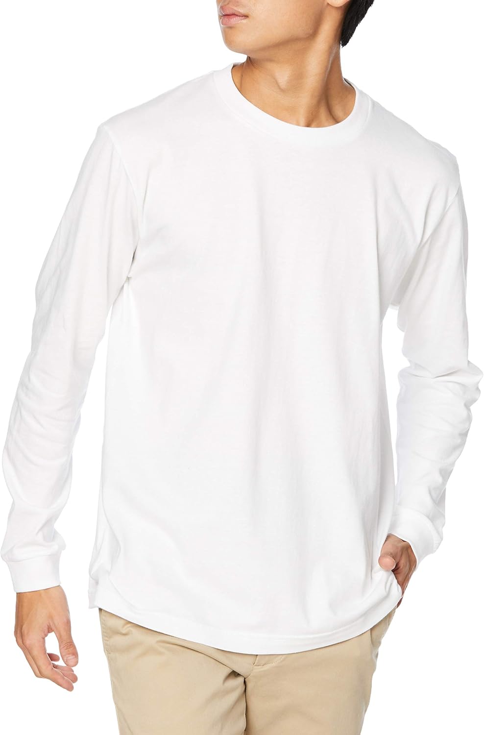 

Мужская футболка с длинным рукавом Printstar 00110-CLL, однотонная, плотность ткани 5,6 унций, белый