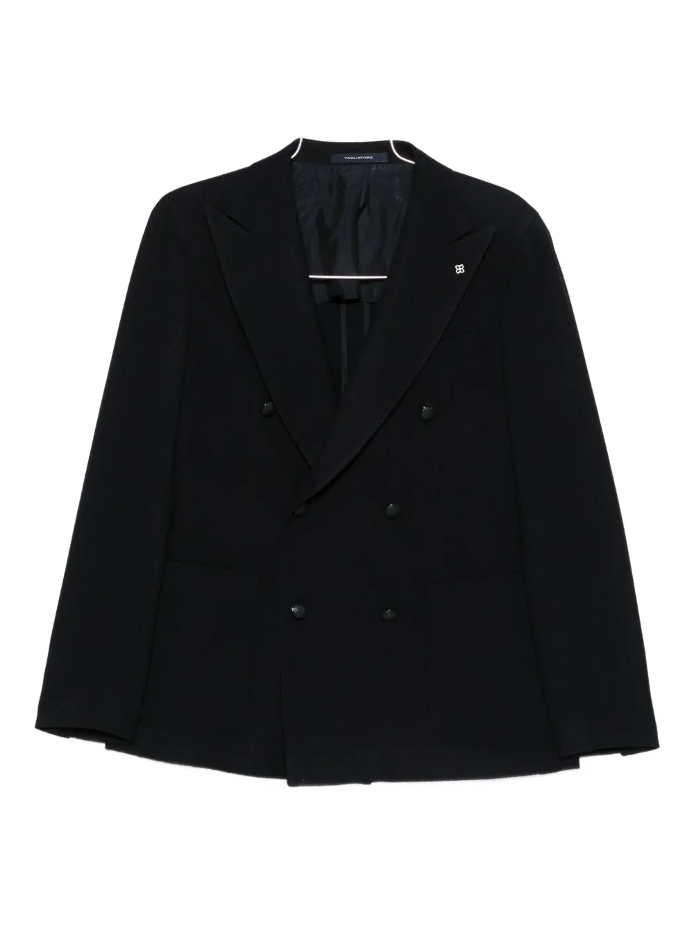 

Двубортный шерстяной пиджак Tagliatore, синий