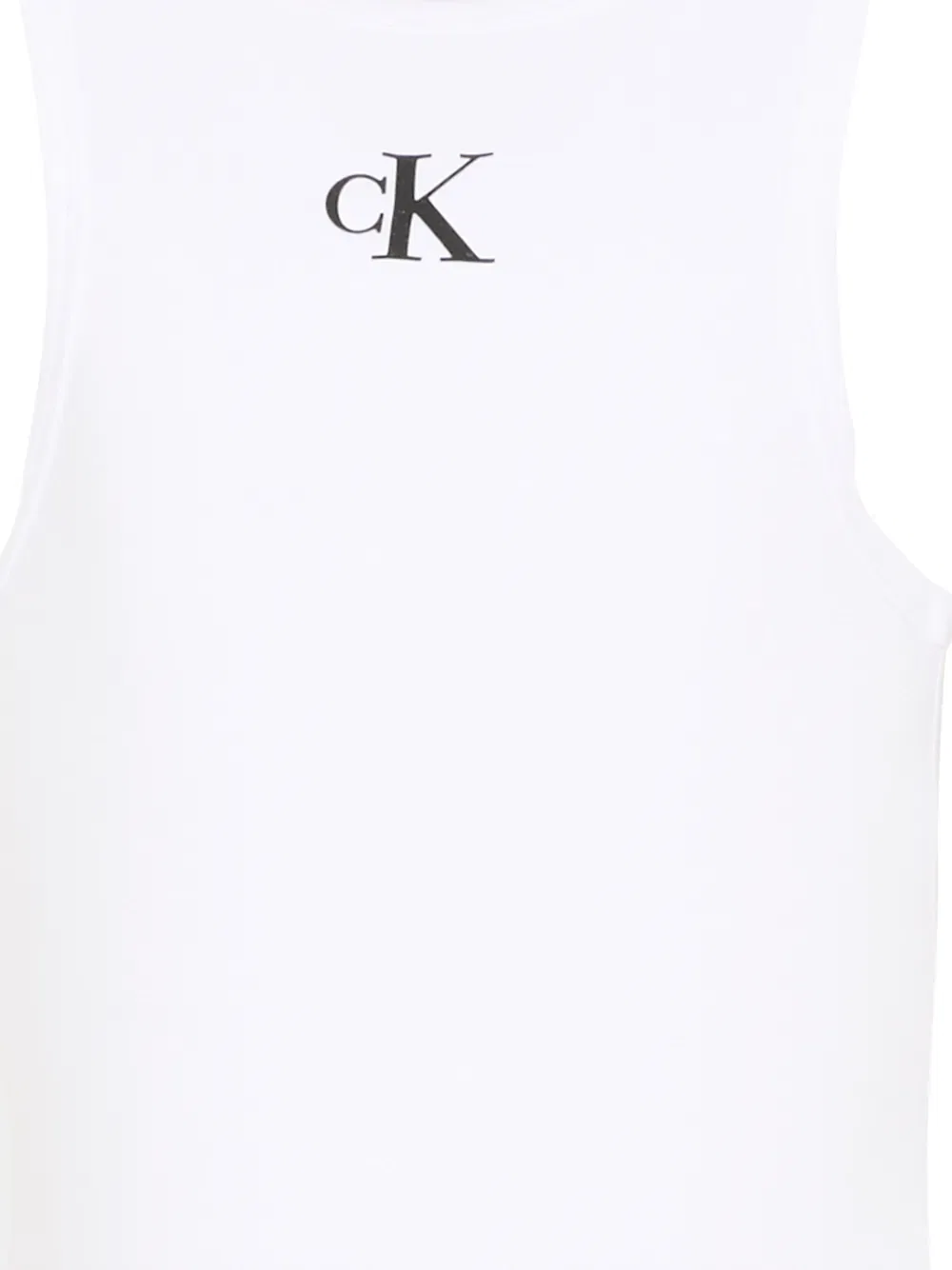 Майка с логотипом Calvin Klein Kids, белый — фото 3