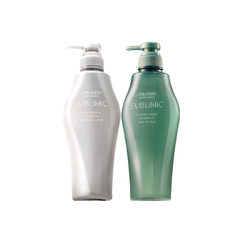 SHISEIDO набор из 2 шампуней Youyuan Comfort увлажняющий, контролирующий жирность, успокаивающий, с мускусом SHISEIDO PROFESSIONAL, Two-Piece Set: Scalp Revitalizing Shampoo 500ml+Oil Control Shampoo 500ml