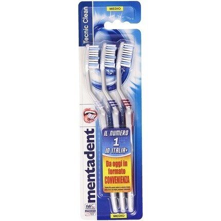 

Зубная щетка Mentadent Medium, 3 шт. Unilever