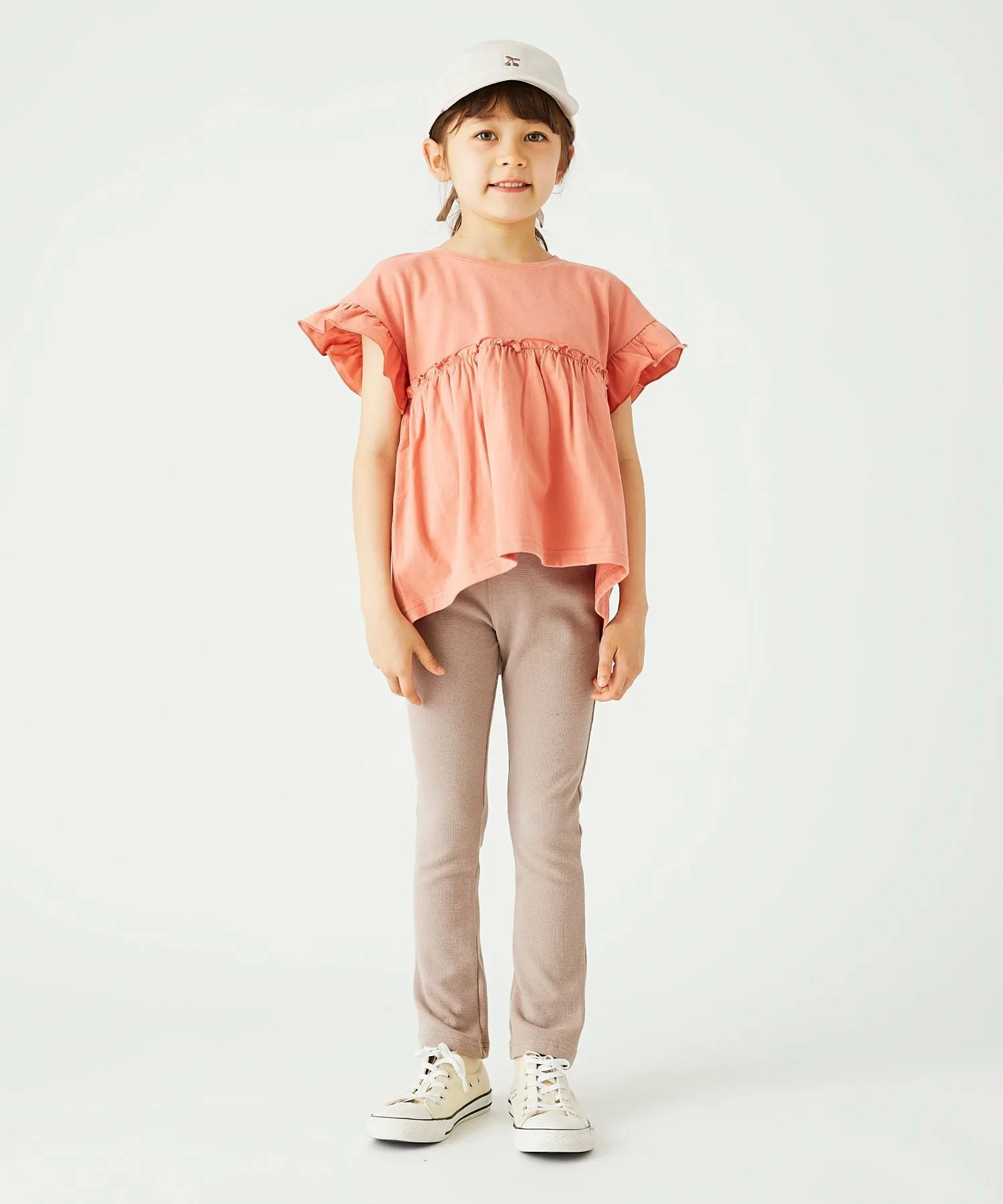 Футболка с дизайном «переключатель на груди» Ever Closet, Orange Pink — фото 2